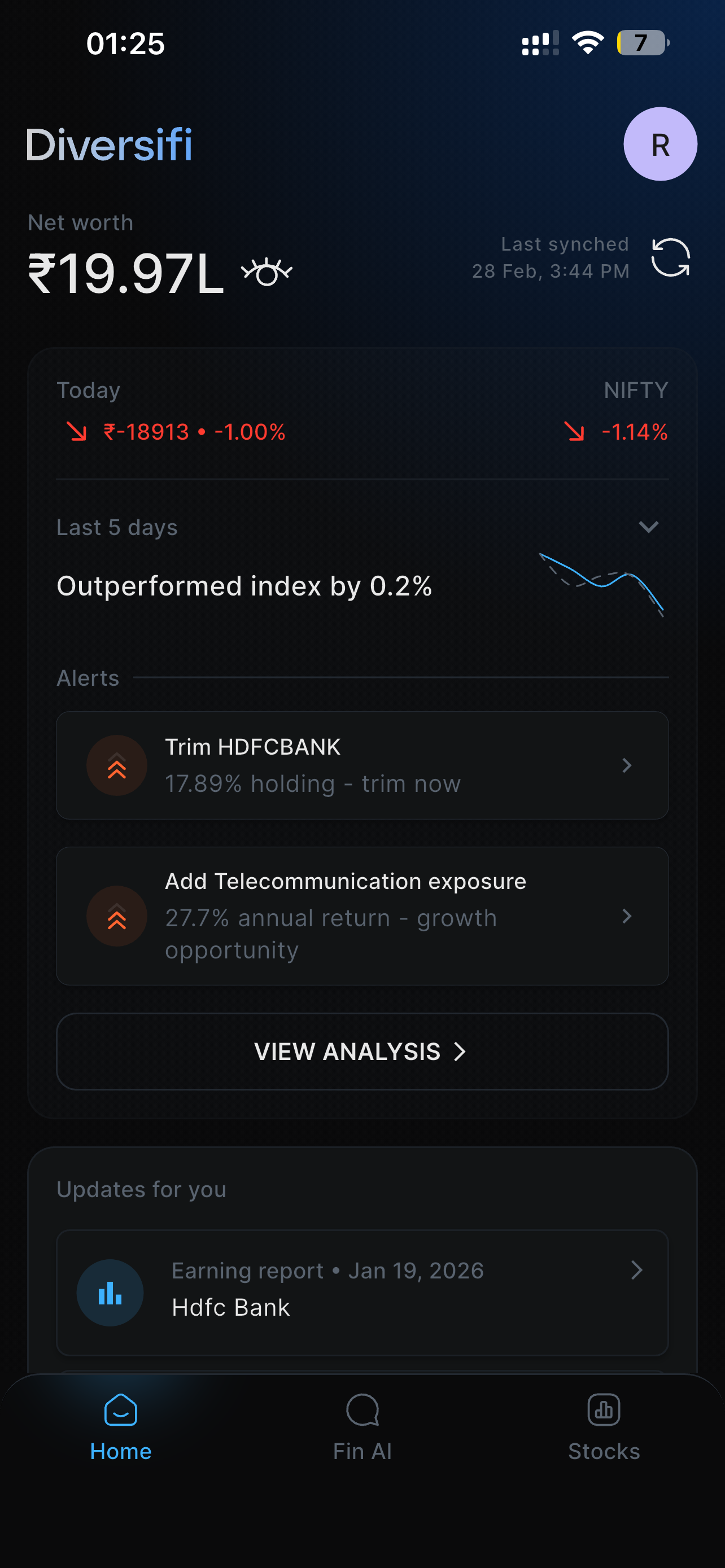 Real-Time Portfolio Intelligence
